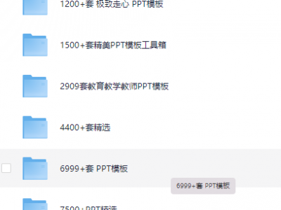 最新2.6万套的付费PPT模版，不要再花钱去买了！